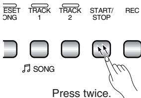 YAMAHA CLP-950 - Select the Record Track - 5