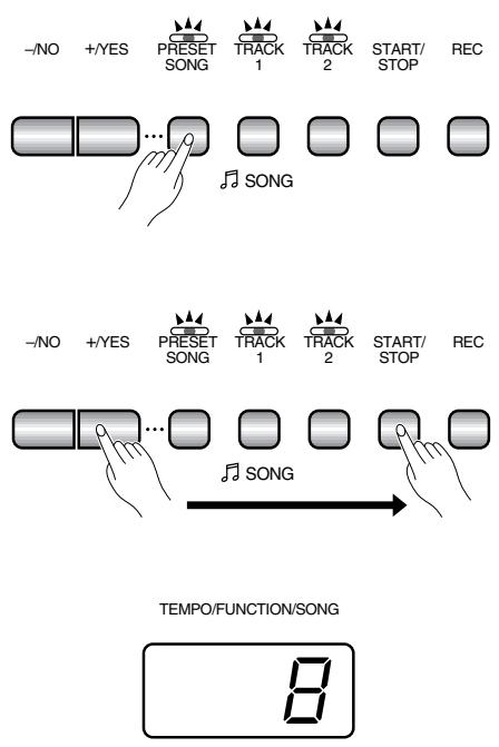 YAMAHA CLP-950 - Preset Song - 1