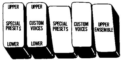 YAMAHA D85 - The special preset sound can be combined with the sound of other tone levers. - 1
