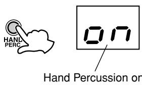 YAMAHA DD35 - Hand Percussion ON/OFF - 1