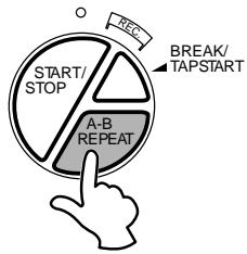 YAMAHA DD50 - Stop the A-B REPEAT mode - 3
