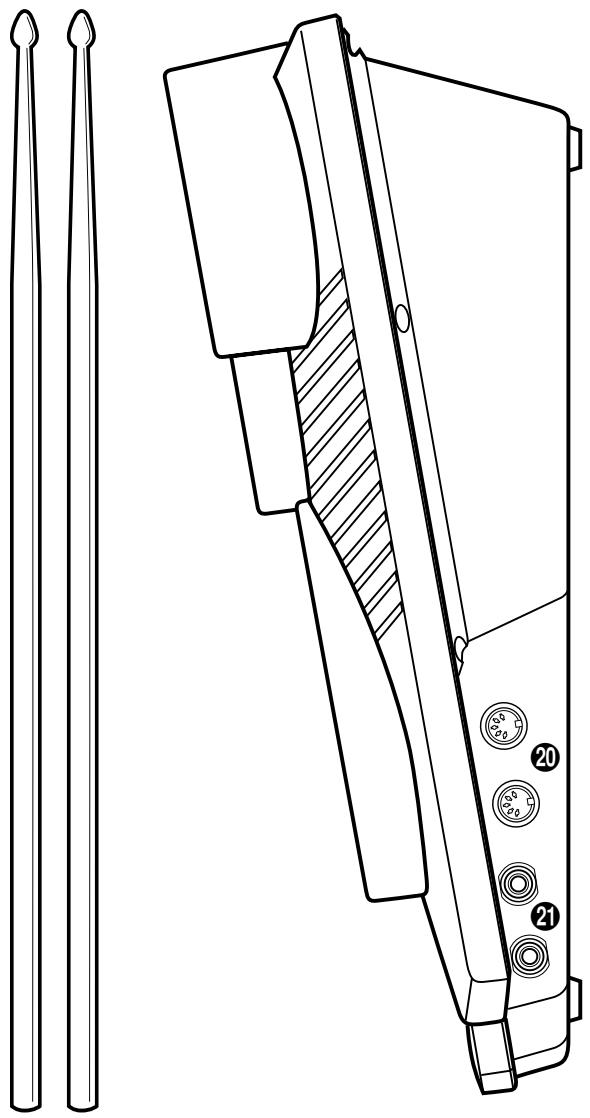 YAMAHA DD50 - Side Panel (Right) - 1