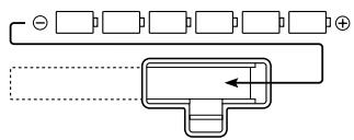 YAMAHA DD50 - Installing Batteries - 2