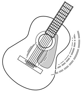 YAMAHA DD55C - - Acoustic guitar note production - 1