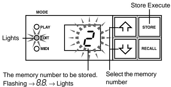 YAMAHA DG1000 - Store Settings - 1