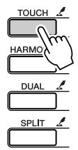 YAMAHA DGX-205 - Touch Response Sensitivity - 1