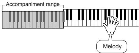 YAMAHA DGX-205 - Play the keyboard. - 1