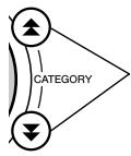 YAMAHA DGX-205 - - CATEGORY Buttons [▲], [▼] - 1