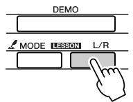 YAMAHA DGX-205 - Select the part you want to practice. - 1