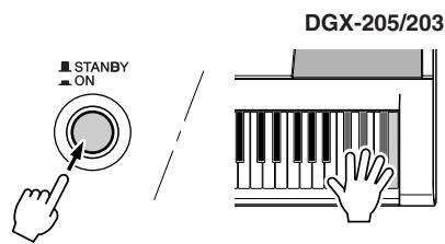 YAMAHA DGX-205 - ■ Flash Clear - 1