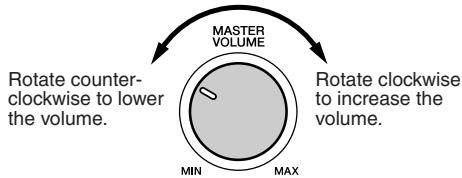 YAMAHA DGX-205 - Volume Adjustment - 1