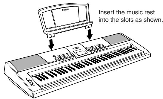 YAMAHA DGX-205 - Music Rest - 1