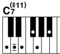 YAMAHA DGX-205 - Standard Chords. - 29