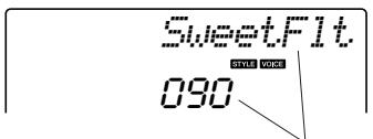 YAMAHA DGX-220 - Example: VOICE SELECT - 1