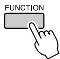 YAMAHA DGX-220 - Press the [FUNCTION] button. - 1
