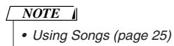 YAMAHA DGX-220 - Select a song. Press the [SONG] - 1