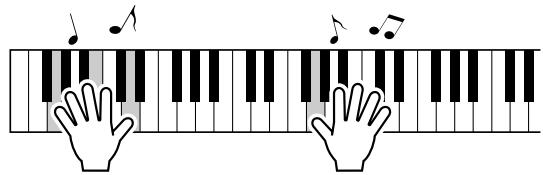 YAMAHA DGX-220 - Play the keyboard. - 1