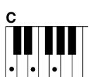 YAMAHA DGX-220 - Standard Chords - 1