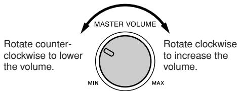 YAMAHA DGX-220 - Volume Adjustment - 1