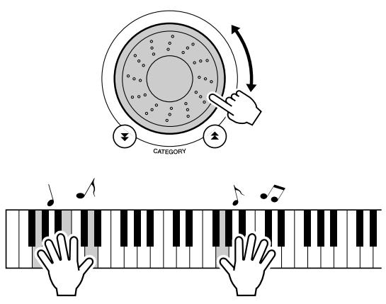 YAMAHA DGX-220 - One Touch Setting - 3