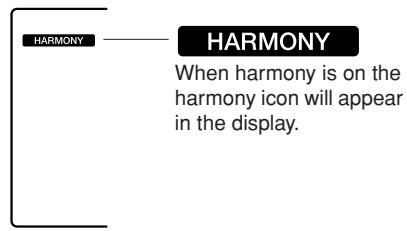 YAMAHA DGX-220 - Press the [HARMONY ON/OFF] button to turn Harmony feature on. - 2