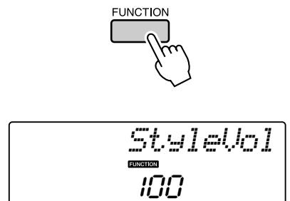 YAMAHA DGX-220 - Selecting and Setting Functions - 1
