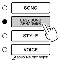 YAMAHA DGX-220 - Press the [EASY SONG ARRANGER] button. - 1