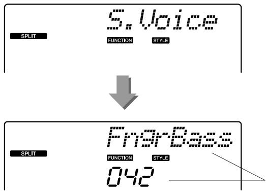 YAMAHA DGX-220 - Press and hold the [SPLIT ON/OFF] button for longer than a second. - 2
