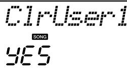 YAMAHA DGX-220 - Song Clear—Deleting User Songs - 2