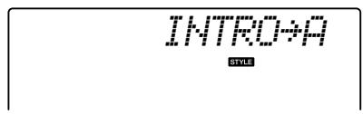 YAMAHA DGX-220 - Press the [INTRO/ENDING/rit.] button. - 2