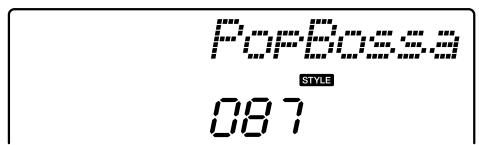 YAMAHA DGX-220 - Select a style. Use the dial to set - 2