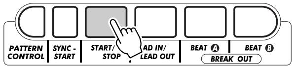 YAMAHA DJX - Pressing the START/STOP button - 1