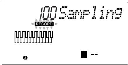 YAMAHA DJX - Enter the Sampling mode. - 2