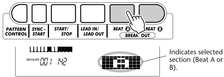 YAMAHA DJX - To start with a Lead In section: - 1