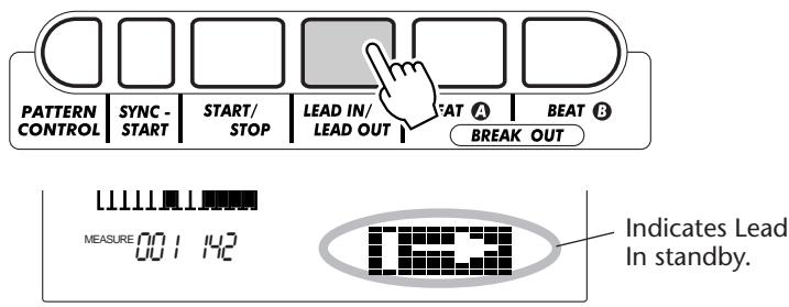 YAMAHA DJX - To start with a Lead In section: - 2
