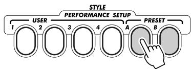 YAMAHA DJX - Selecting a style - 3