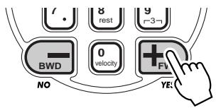 YAMAHA DJX - Using the +/- keys - 1