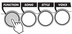 YAMAHA DJX - Using the Function parameters - 1