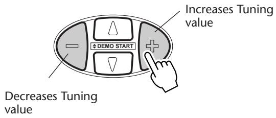 YAMAHA DJX - Change the value. - 1