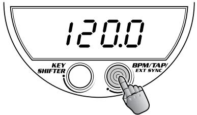 YAMAHA DJXIIB - Reset to the default bpm - 2