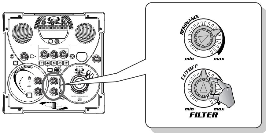 YAMAHA DJXIIB - Cutoff and Resonance - 6