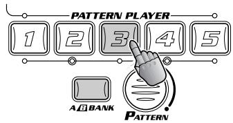 YAMAHA DJXIIB - Press Pattern button 3. - 1