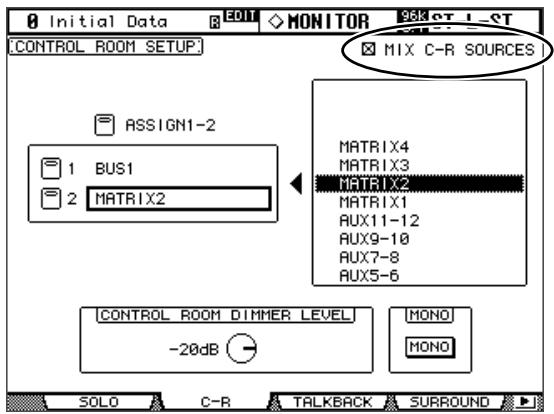 YAMAHA DM2000V22ADD - MIX MONITOR SOURCES parameter added to Surround Monitor (page 160) - 1