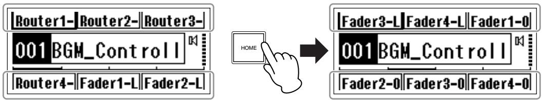 YAMAHA DME64NV1 - [HOME] button  User-defined Parameter Page Selection (Page 42) - 1