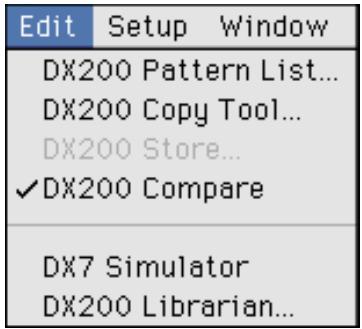 YAMAHA DX200EDITOR - Compare - 1