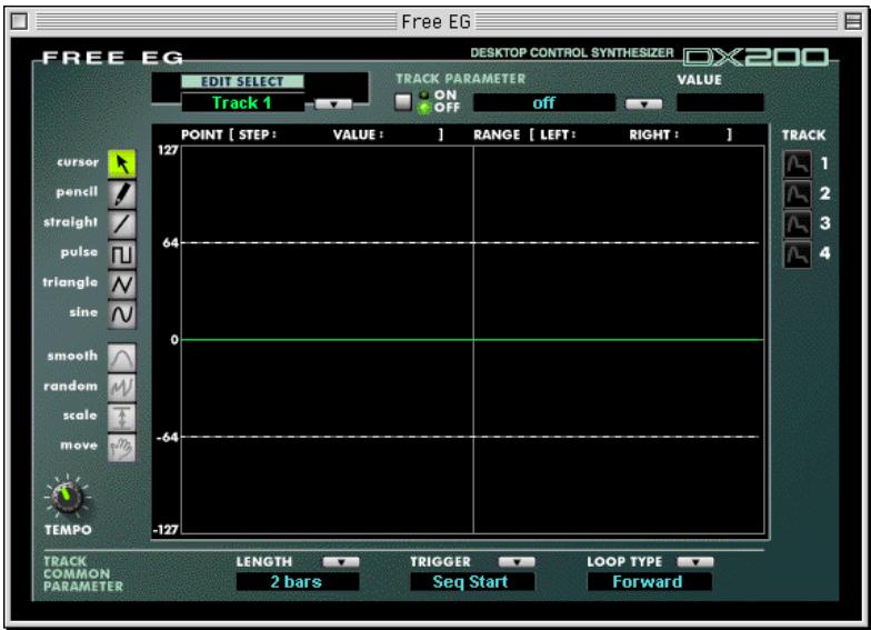 YAMAHA DX200EDITOR - Free EG Window - 1