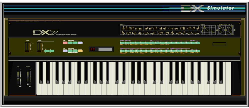 YAMAHA DXSIMULATOR - DX Simulator Window - 1