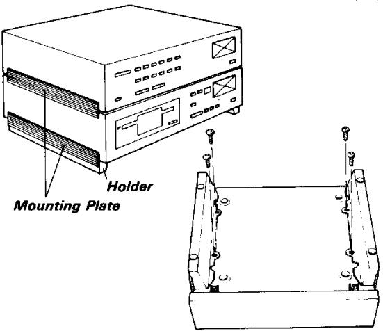 YAMAHA EMT10 - Installing the Holders and Mounting Plates - 1