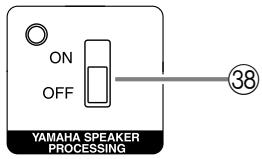 YAMAHA EMX5000 - ③ POWER indicator - 2