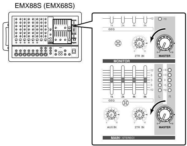 YAMAHA EMX88S - STEP 2 Power on - 1